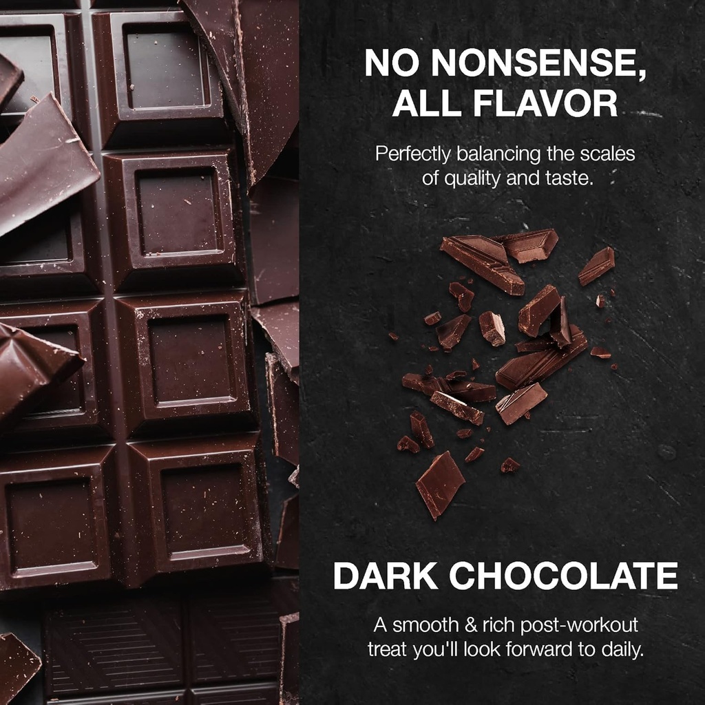 RAW Whey Isolate Protein Powder, Dark Chocolate - 100% Grass-Fed Sports Nutrition Whey Protein Powder for Muscle Growth & Recovery - Low-Fat, Low Carb, Naturally Flavored & Sweetened - 25 Servings 5