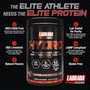 LABRADA Hydro 100% Pure Hydrolyzed Whey Protein Isolate Powder, Lactose Free, Fastest Digesting, Instant Mixing,Delicious Taste 20 Servings(Chocolate) 4
