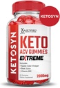 Justified Laboratories Ketosyn Keto ACV Gummies Extreme 2000MG Ketosyn Keto Gummies Apple Cider Vinegar Formulated with Pomegranate Beet Juice Powder B12 Vegan Non GMO 60 Gummys 5