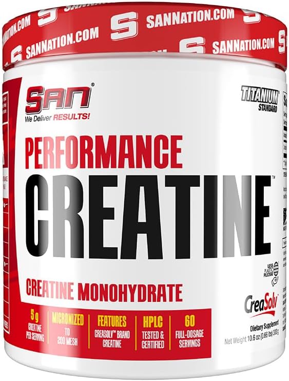SAN Performance Creatine 600g – Supports Muscle Growth and Athletic Endurance, 120 Servings 2
