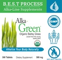 Alka•Green Tablets Best Process Alkaline — Nutrient Dense Organic Barley Grass Supplement — Natural Source of Enzymes & Amino Acids 3