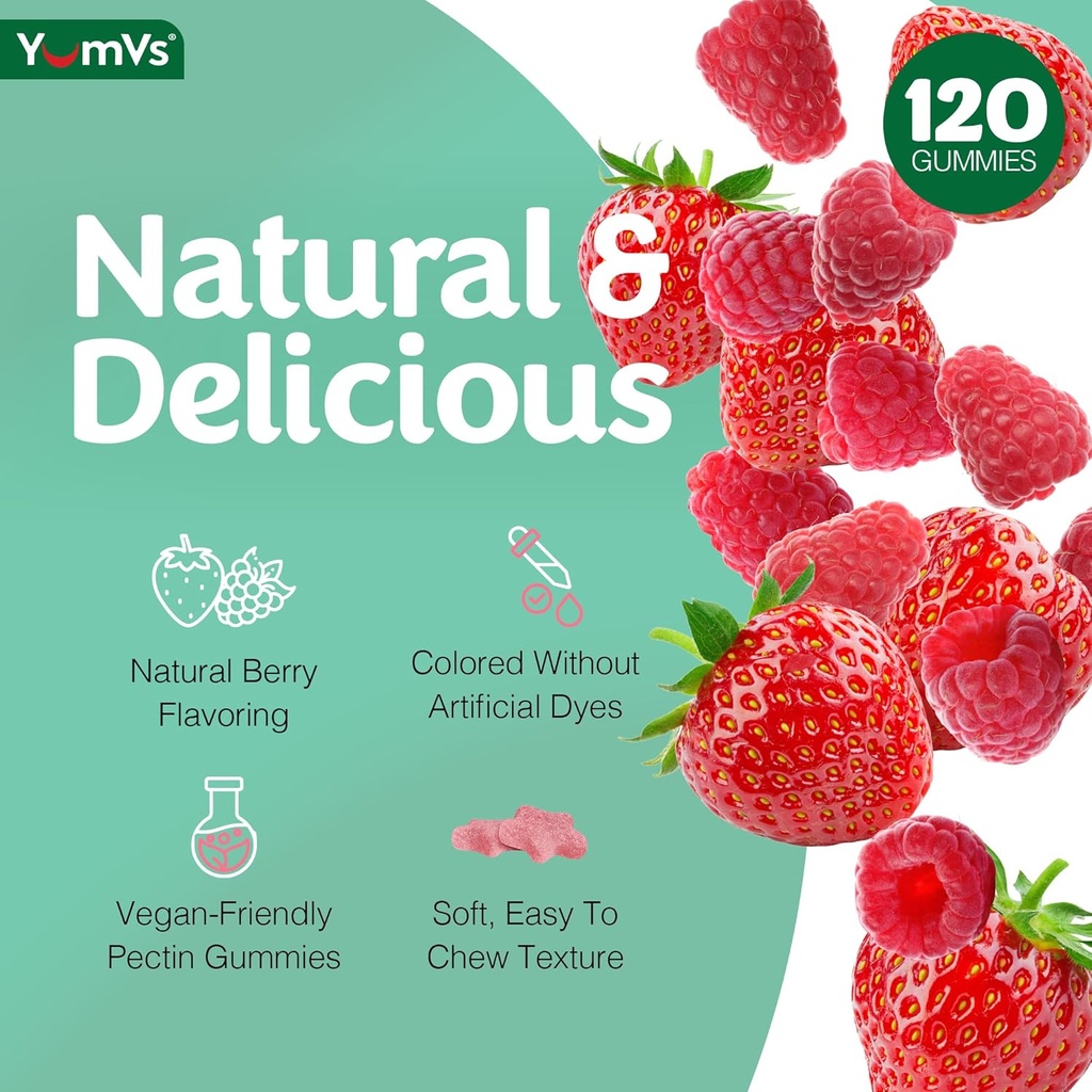 Multivitamin Gummies for Adults, Daily Gummy Vitamin for Women & Men, Immune Support Multivitamin Supplement, Ault Multi VIT Vitamin with Vitamins A, C, D, E, B-6, B-12, Zinc - 60 Gummies 6