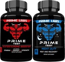 Prime Labs Prime Test Testosterone Booster + Night Duty Sleep Supplement 2