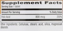 Country Life - Folic Acid 800 mcg - 250 Tablets 5