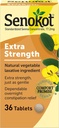 Senokot Extra Strength Natural Vegetable Laxative & S Dual Action 60 Tablets, Natural Vegetable Laxative Ingredient Plus Stool Softener Tablets 3