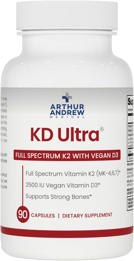Arthur Andrew Medical, KD Ultra, Immunity, Heart and Bone Health, 90 Capsules 2