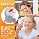 Lice Comb - (Pack of 2) Stainless Steel Professional Lice Combs and Head Lice Treatment to Effectively Get Rid of Hair Lice and Nits, Best Results for Infection and Re-infection in Kids & Adults 3