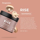 FREQUENSE - Rise Nootropic Tub - Mango Lemonade Flavor - Supports Brain Performance & Clarity - with Mushrooms, B Vitamins & Green Coffee - 132g 3