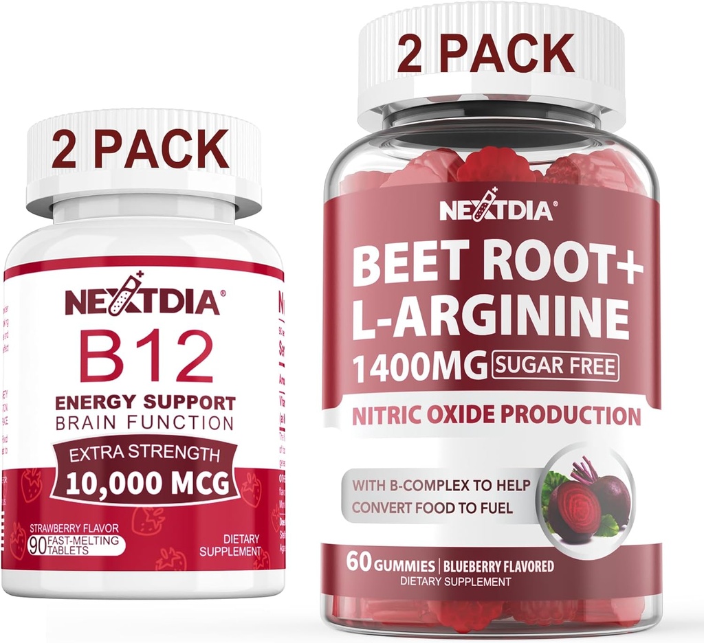 Vitamin B12 Sublingual 10000 mcg+ Beet Root Gummies 2