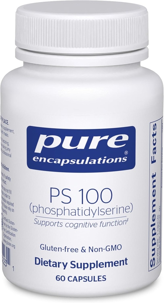 Pure Encapsulations PS 100 | Phosphatidylserine Amino Acid Supplement for Brain and Memory* | 60 Capsules 2