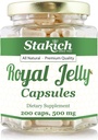 Stakich 500 mg Capsules (Royal Jelly Capsules 500 mg (200 Count)) 2
