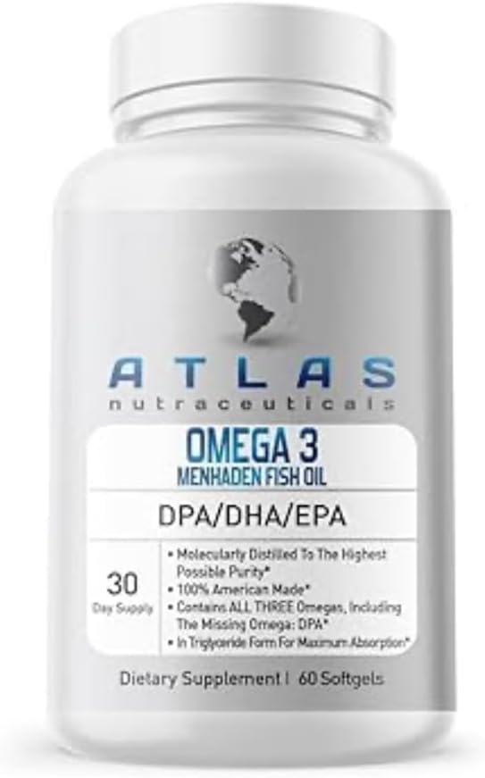 Menhaden Fish Oil-Omega 3-60 Softgels 2