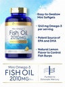 Carlyle Mini Fish Oil Softgels | 2010 mg | 200 Omega-3 Pills | with EPA & DHA | Non-GMO & Gluten Free Supplement 4