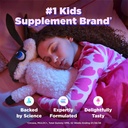 OLLY Kids Sleep Gummy, 0.5mg Melatonin, L Theanine, Chamomile, and Lemon Balm, Childrens Chewable Supplement, Raspberry - 50 Count 6