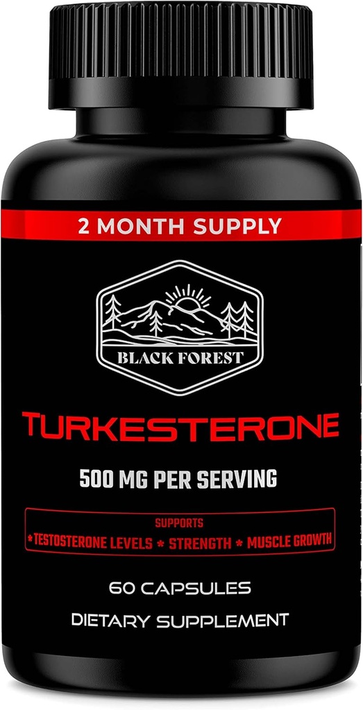 Black Forest Supplemets Starter Pack Bundle. 1 X Turkesterone + 1 X Cistanche (TESTO Pack) 3