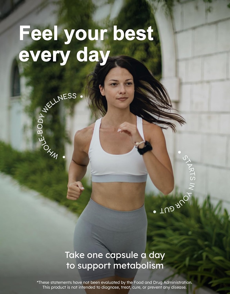 Balance – Probiotics for Women & Men with Akkermansia Probiotic & Christensenella, GLP-1 Alternative for Gut Health with Lactobacillus Plantarum, Gluten Free, Delayed-Release, 30 ct 5