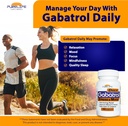 Gabatrol Daily – Plant Based GABA Supplement. Vegetarian and Vegan Friendly (60 Veggie Caps) 3