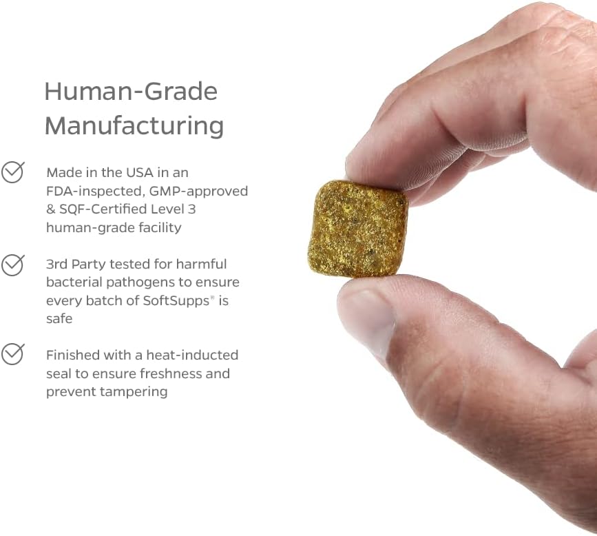 Pet Parents® Skin & Coat SoftSupps® Dog Skin and Coat Supplement with Omega 3 Fish Oil for Dogs, Vitamin E for Dogs, and Biotin for Dogs for Dog Itch Relief, Dog Skin Care, 90ct Skin Vitamins for Dogs 6