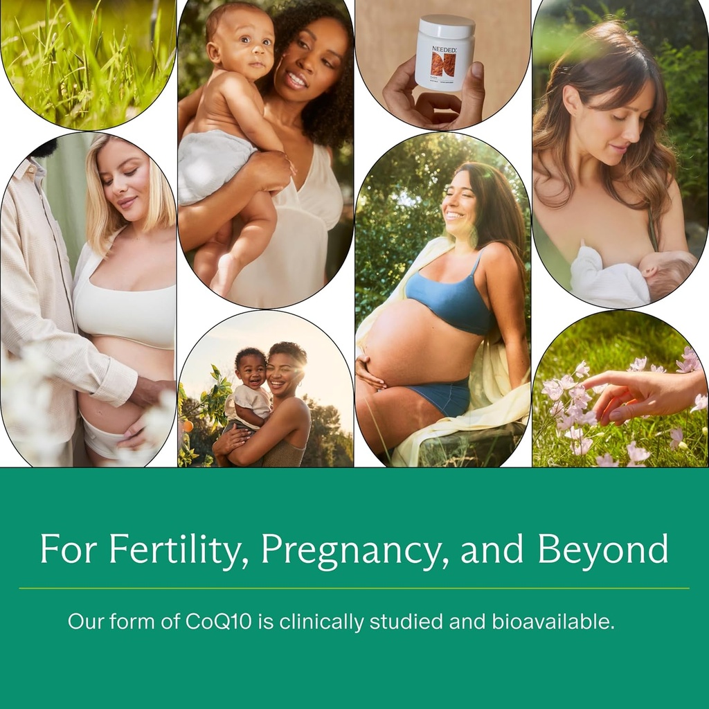 Needed. CoQ10 200mg Supplement - Ubiquinol 200mg for Women and Men – Coenzyme Q10 Preconception Health Supplement, Non-GMO, Softgels – 30 Count 5