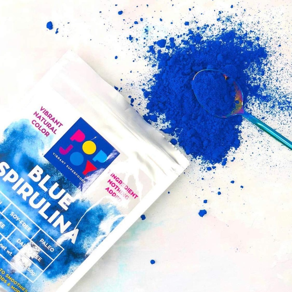 100% Blue SPIRULINA Powder by POPJOY - Vibrant SUPERFOODS 5