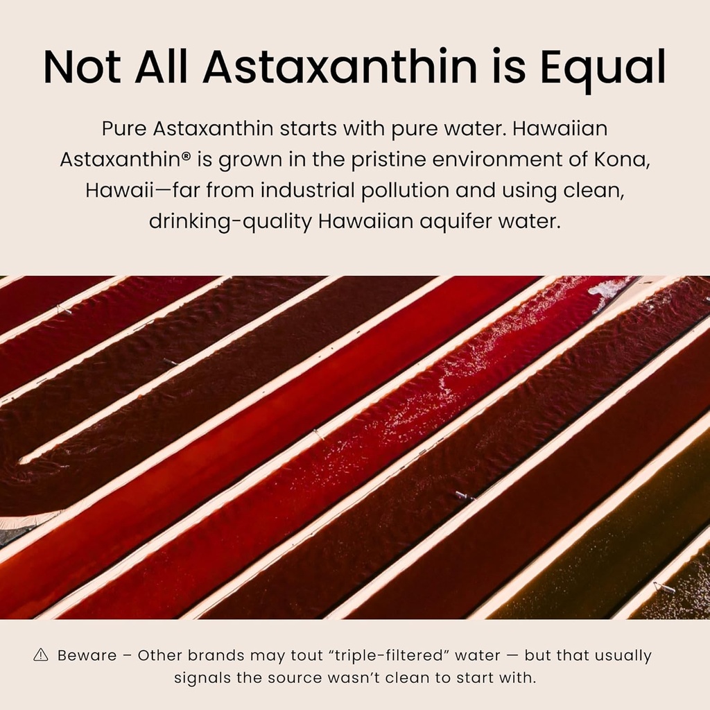 Nutrex Hawaii Vegan BioAstin Hawaiian Astaxanthin - 4mg, 120 Softgels - Farm-Direct Premium Antioxidant Supplement to Support Eye, Skin, Joint & Immune System Health - Vegan, Non-GMO & Gluten-Free 6