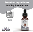 Zinc for Dogs - Dog Zinc Supplement - Helps to Support Healthy Skin, Coat, Immune Health & More - Dog Zinc - Dog Skin and Coat Supplement - Skin and Coat Supplement for Dogs - 1 fl oz - Bacon Flavor 6