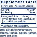 Life Extension Pycnogenol French Maritime Pine Bark & N-Acetyl-L-Cysteine Immune, Respiratory & Liver Health Supplements, 60 Capsules Each 4