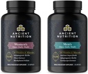 Ancient Nutrition Mutlivitamin Men's Once Daily Capsules, 30 Count + Multivitamin Women's Once Daily Capsules, 30 Count 2