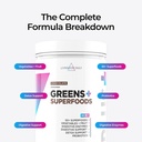 Livingood Daily Greens & Superfood Powder, Super Greens for Gut Health, Green Juice Powder with Spirulina, Chlorella, and Digestive Enzymes, Probiotics for Digestive Support, Chocolate, 30 Servings 5