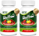 DEVA Tuba Prime Vegan Multivitamin High-Potency Vitamin and Mineral Dietary Supplement Antioxidants, Fruit and Vegetable Blend, Super Mushrooms, Probiotics, Prebiotics, Seeds, Herbs - 90 Tabs, 2-Pack 2