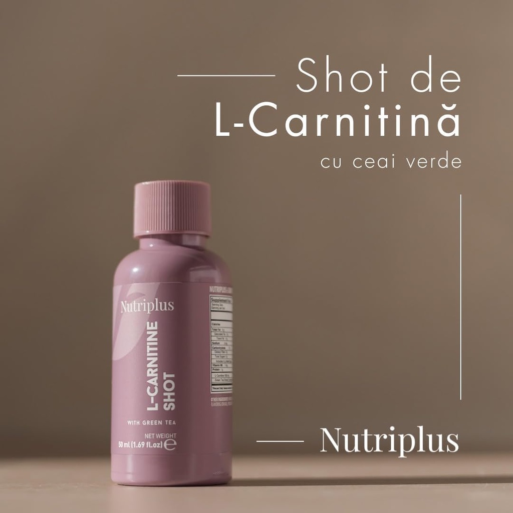 FARMASi Nutriplus Portioned Drink - L-Carnitine, 50ml (12 pcs) - Energy Support, Metabolism Boost, Enhances Endurance, Daily Drink, Supplements 6