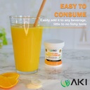 AKI Omega 3 DHA Micro Algae Powder Supplements - Plant-Based Keto Vitamin for Inflammation - Alternative to Fish or Krill Oil - Vegan & GMO-Free (1.94oz/55g) 3