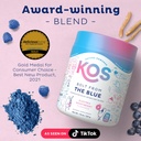 KOS Energizing Blue Spirulina Blend - USDA Certified Organic - B Vitamins, Ashwagandha, Ginseng, Adaptogens, Biotin - Vegan Pre Workout Powder - Caffeinated, Berry Flavored, 28 Servings 5