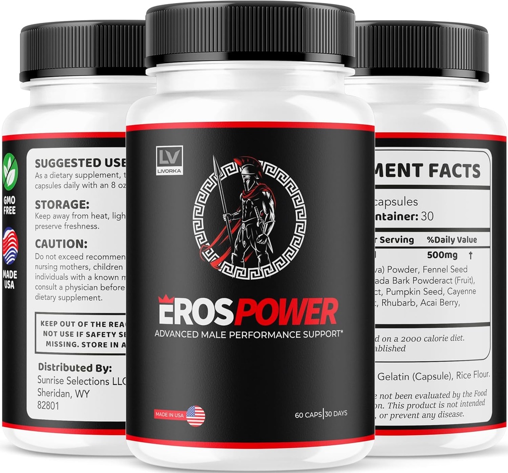 (2 Pack) Erospower Capsules, Premium Advanced Fomula, 120 Capsules for 2 Months 5