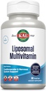 KAL Liposomal Multivitamin - High Potency Liposomal Vitamin C, D-3, and More - Men and Women Multivitamin for Cardiovascular and Nervous System Support - 30 Servings, 60 VegCaps 2
