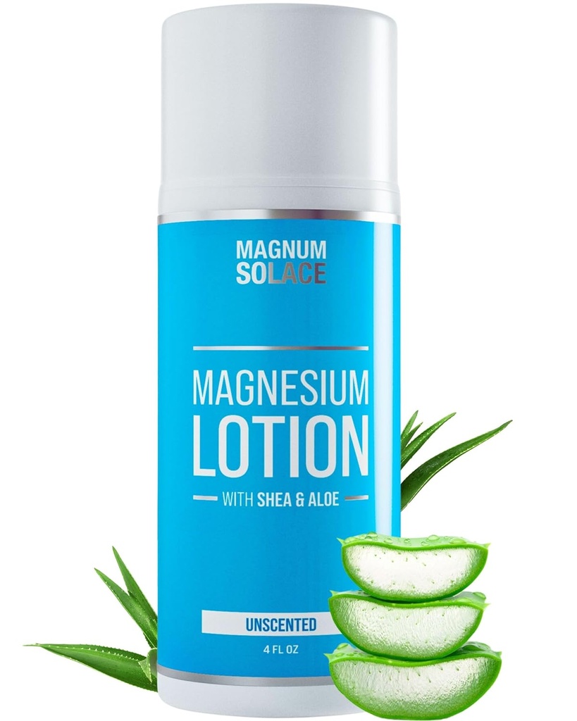 Magnesium Lotion with Aloe & Shea – Apply to Legs – Alternative to Topical Magnesium Cream 2