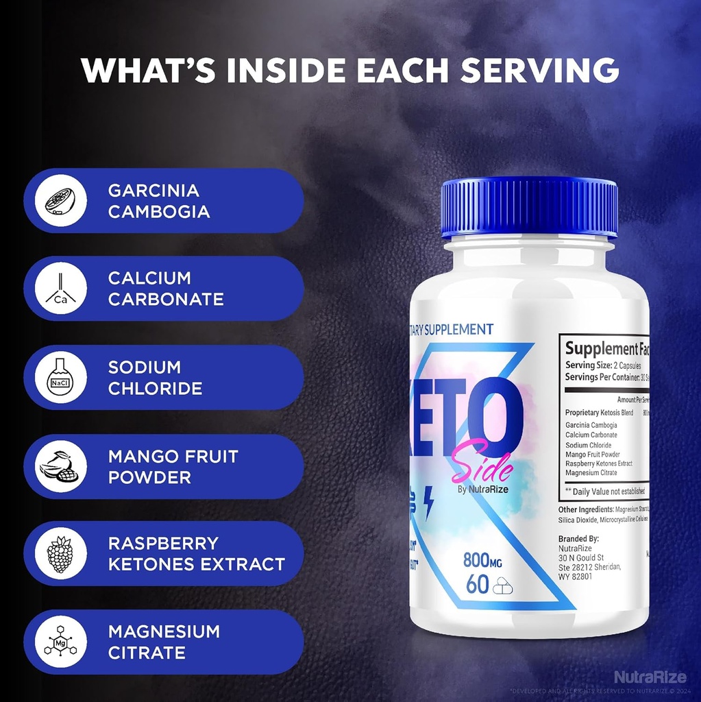 (2 Pack) Keto Side Capsules, Premium Supplement to Support Active Lifestyle, All- Natural Keto Support to Achieve Fit and Healthy Body, KetoSide Detox Pills Reviews (120 Capsules) 6