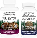Host Defense Bundle with Turkey Tail Capsules, 120 Count & Agarikon Capsules, 60 Count - Support Digestive & Immune Health - Support Immune Functions & Cell Strength* 2