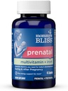 Mommy's Bliss Prenatal Multivitamin with Iron and Folic Acid, Supports Baby Development + Mom Immune System & Energy Levels w/ B Vitamins & Probiotics, Vegan & Gluten Free (45 Servings) 2