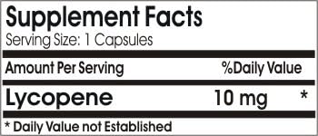Lycopene 10mg ~ 100 Capsules - No Additives ~ Naturetition Supplements 3