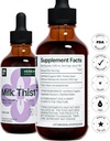 Milk Thistle 4 fl oz Liquid Extract - Natural Liver Support Drops - Cleanse and Detox Herbal Supplement - Silybum Marianum Tincture for Man & Woman - Family Size - High Potency - 90-Day Supply 3