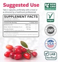 Berberine Supplement (Non-GMO & Vegetarian) Berberine HCL Plus Bitter Melon & Banaba Leaf Extract Capsules - Berberine 500mg Each, 1000mg Per Serve - AMPK Metabolic Activator - 60 Caps (No Pills) 6