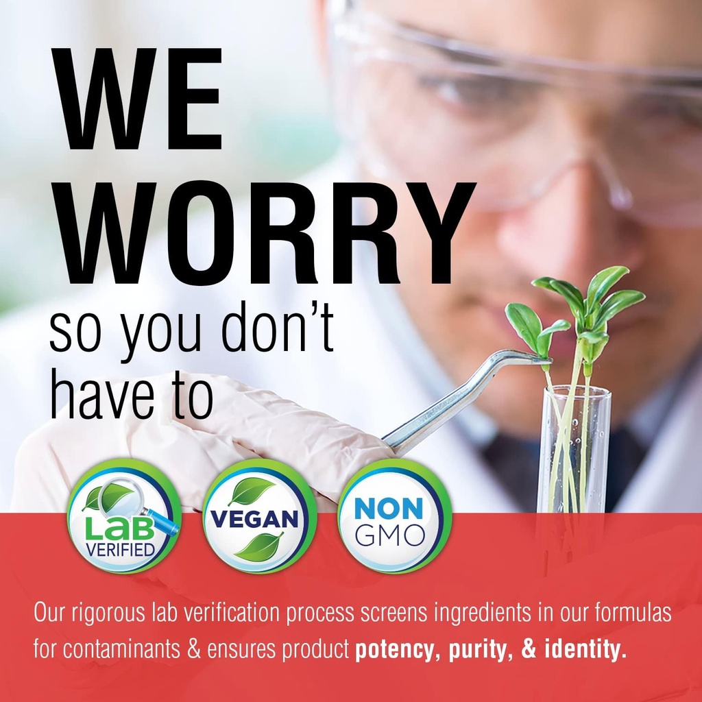 SOLARAY L Lysine - Free-Form Essential Amino Acid - Immune Support Supplement with 1000mg L-Lysine, 1000mg Vitamin C and 25mg Chelated Zinc - Lab Verified, 60-Day Guarantee, 30 Servings, 90 Tablets 6