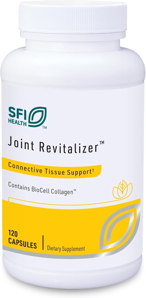Klaire Labs SFI Health Joint Revitalizer - Patented Hydrolyzed Collagen Peptide Formula with Chondroitin, MSM & Hyaluronic Acid, Hypoallergenic Connective Tissue Support (120 Capsules) 2