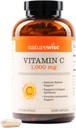 NatureWise Vitamin C 1000mg Capsules - Extra Strength Vegan Vitamin C for Daily Antioxidant & Immune Support - Non-GMO, USA Manufactured - 360 Capsules[360-Day Supply] 2