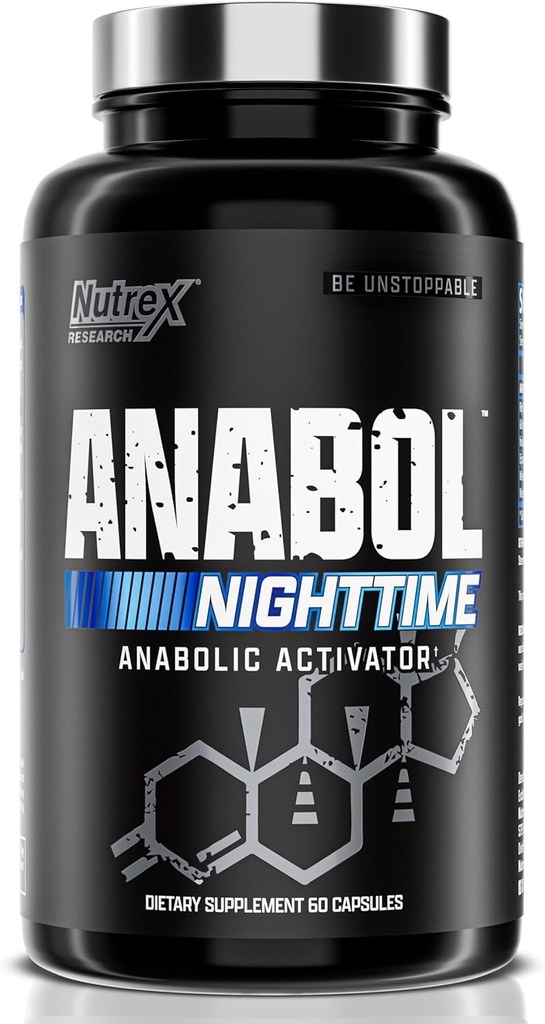 Anabol PM Nighttime Muscle Builder & Sleep Aid | Anabolic Muscle Building Supplement | Clinically Researched RIPFACTOR, Epicatechin & More | Post Workout Muscle Recovery & Strength – 60 Pills 2