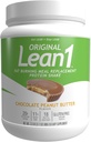 Lean1 Meal Replacement Protein Powder, Chocolate Peanut Butter Flavor, 15-Serving Tub. 2