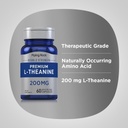 Piping Rock L-Theanine Supplement 200mg | 60 Capsules | Premium Double Strength | Non-GMO, Gluten Free 5