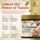 Mushroom Powder Supplements 2200mg - 11 in 1 Complex Formula Powder with Organic Lions Mane, Reishi, Cordyceps, Chaga, Turkey Tail Mushroom Extract Supplement for Memory & Brain Support - 60 Servings 6