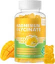 90 CT Magnesium Glycinate Gummies 1000mg - Sugar Free Magnesium Potassium Supplement with Vitamin D, B6, CoQ10 for Calm Mood & Sleep Support - 90 Orange Gummies. 2